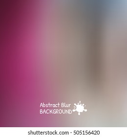 Abstract blur Background. Blurred color vector illustration.