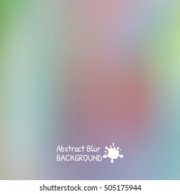 Abstract blur Background. Blurred color vector illustration.
