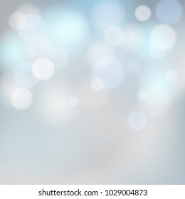 Abstract blur background with bokeh effect. Defocused lights vector illustration.