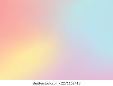 Abstract blur background, colorful pastel gradient vector illustration template for website, poster, banner, backdrop