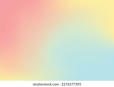 Abstract blur background, colorful pastel gradient vector illustration template for website, banner, poster, backdrop