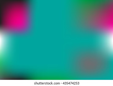 abstract blur background with multicolor green