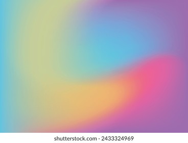 Abstract blur background, rainbow gradient vector illustration template for banner,website,poster.