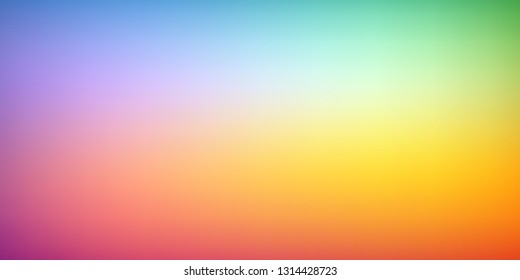 Abstract blur background, rainbow mesh gradient 