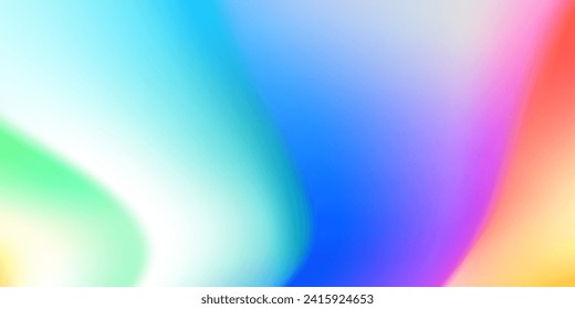 Abstract blur background. Rainbow mesh gradient. Color power. Fluid art. Pattern for you presentation, vector design wallpaper