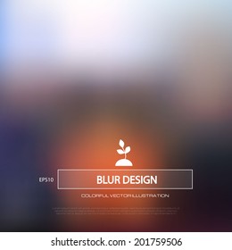 Abstract blur background. Vector illustration