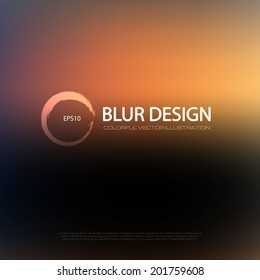 Abstract blur background. Vector illustration