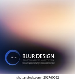 Abstract blur background. Vector illustration