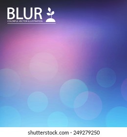 Abstract blur background. Vector illustration