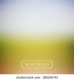 Abstract blur background. Vector illustration