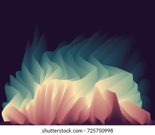 Abstract blur background. Vector illustration. Purple, green, pink, blue colors.