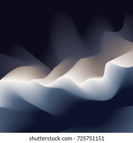 Abstract blur background. Vector illustration. Gray, white, blue colors.