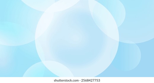 Abstract blur blue bokeh water texture background