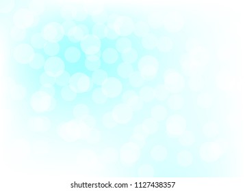 abstract blur blue colorful light bokeh defocused background.glitter beautiful vector