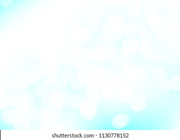 abstract blur blue colorful light bokeh defocused background.glitter beautiful vector