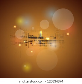 Abstract blur business technology dynamic fade background