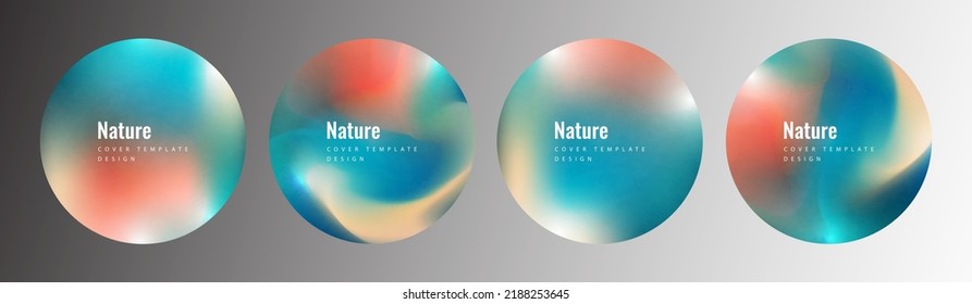 Abstract blur colored background. Decorative background for design brochure banners. Vector illustration