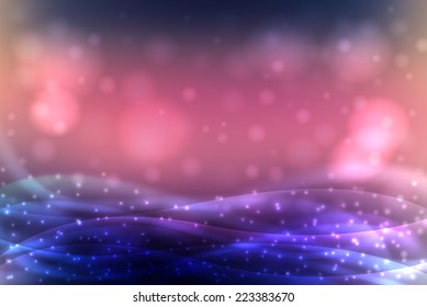 Abstract blur colored backgrounds with defocused lights.