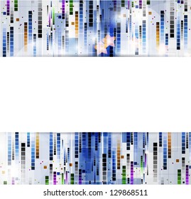 abstract blur computer technology business background