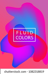 Abstract blur fluid, liquid gradient background with trend colors pink, purple, violet, magenta, ultramarine colors for design concepts, wallpapers, web, presentation, print. Wave, dynamic flux effect