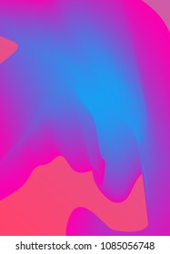 Abstract blur fluid, liquid gradient background with trend color pink, purple, ultra violet, magenta, ultramarine colors for design concepts, wallpapers, presentation, print. Wave, dynamic flux effect