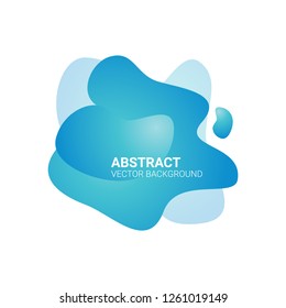 Abstract blur free form shapes color gradient. Fluid organic colorful shapes. Colors effect soft transition, vector illustration eps10. Abstract background