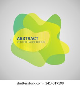 Abstract blur free form shapes color gradient. Fluid organic colorful shapes. Colors effect soft transition, vector illustration eps10. Abstract background