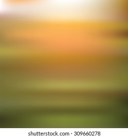 Abstract blur of gentle gradient in brown and green colors of the background vector