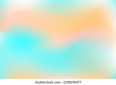 Abstract blur gradient background  with coral and light blue colors