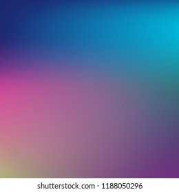 Abstract blur gradient background with trend pastel pink, purple, violet, yellow and blue colors for deign concepts, wallpapers, web, presentations and prints. Vector illustration.