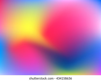 Abstract blur gradient background with trend pink, magenta, ultramarine, blue and yellow colors for deign concepts, wallpapers, web, presentations and prints. Vector illustration.