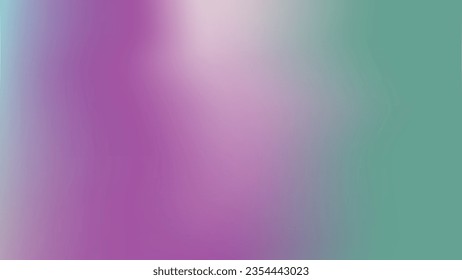 Abstract blur lavender flower field vibe background pattern. Wallpaper mockup for advertisement covers, social media, landing, card. Turquoise lilac blue azure calming blur gradient foggy wallpaper.