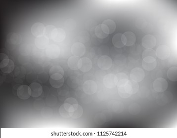 abstract blur light black colorful soft bokeh defocused background.beautiful vector