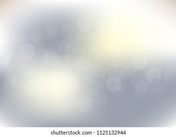 abstract blur light gray colorful soft bokeh defocused background.beautiful vector