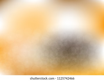 abstract blur light orange colorful soft bokeh defocused background.beautiful vector