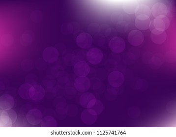 abstract blur light purple colorful soft bokeh defocused background.beautiful vector