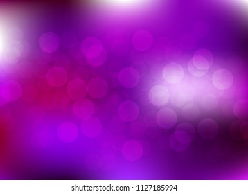 abstract blur purple colorful light bokeh defocused background.glitter beautiful vector