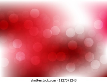 abstract blur red colorful light bokeh defocused background.glitter beautiful vector