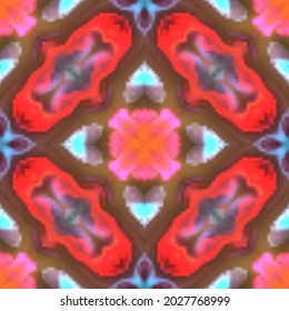 Abstract blur seamless pattern made with gradient mesh