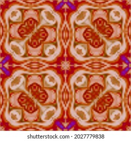 Abstract blur seamless pattern made with gradient mesh