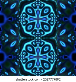 Abstract blur seamless pattern made with gradient mesh