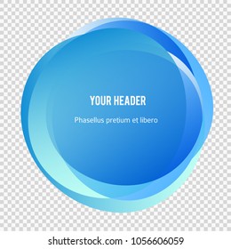 Abstract blur shapes blue color gradient iridescent colors effect soft transition watercolor white background, texture for background presentation theme children products, vector illustration eps10