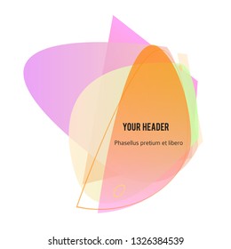 Abstract blur shapes color gradient iridescent colors effect soft transition, texture for background presentation theme children products, vector illustration eps10