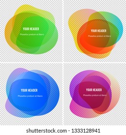 Abstract blur shapes color gradient iridescent colors effect soft transition, texture for background presentation theme children products, vector illustration eps10