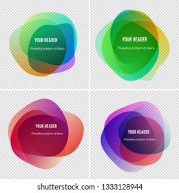 Abstract blur shapes color gradient iridescent colors effect soft transition, texture for background presentation theme children products, vector illustration eps10