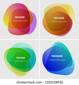 Abstract blur shapes color gradient iridescent colors effect soft transition, texture for background presentation theme children products, vector illustration eps10