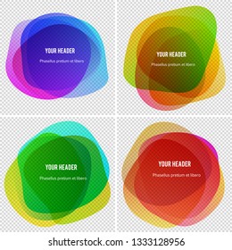 Abstract blur shapes color gradient iridescent colors effect soft transition, texture for background presentation theme children products, vector illustration eps10