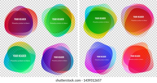 Abstract blur shapes color gradient iridescent colors effect soft transition, texture for background presentation theme children products, vector illustration eps10