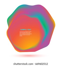 Abstract blur shapes color gradient iridescent colors effect soft transition, plasticine texture for background presentation theme children products, vector illustration eps10 grunge cover books kids