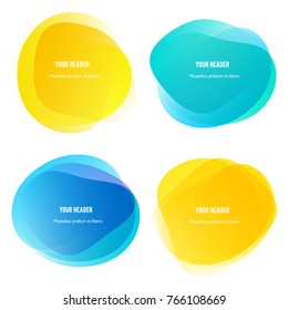 Abstract blur shapes color gradient iridescent colors effect soft transition, texture for background presentation theme children products, vector illustration eps10
